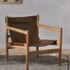 Living|Occasional Chairs^Nkuku Dalibar Leather Lounger - Tan