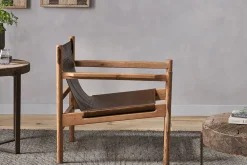 Living|Occasional Chairs^Nkuku Dalibar Leather Lounger - Tan