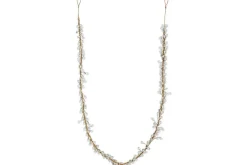 Wreaths & Garlands|New Christmas^Nkuku Danvi Glass Drop Garland - Brass & Clear
