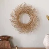 Wreaths & Garlands|New Christmas^Nkuku Danvi Glass Drop Wreath - Brass & Clear