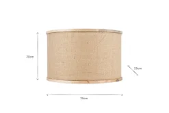 Lampshades|Bedroom^Nkuku Darat Mango Wood & Jute Lampshade - Natural