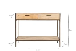Hallway & Bootroom|Living^Nkuku Dasai Mango Wood Console Table
