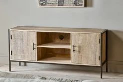 Home Office|Living^Nkuku Dasai Mango Wood Media Unit