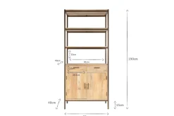 Home Office|Hallway & Bootroom^Nkuku Dasai Mango Wood Storage Unit