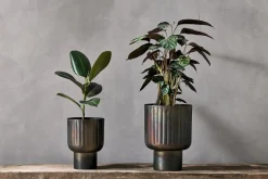 Decorative Home Accessories|Indoor Planters^Nkuku Dasalla Planter - Aged Brass