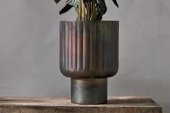 Decorative Home Accessories|Indoor Planters^Nkuku Dasalla Planter - Aged Brass