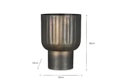 Decorative Home Accessories|Indoor Planters^Nkuku Dasalla Planter - Aged Brass