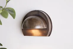 Outdoor Lights^Nkuku Datu Outdoor Wall Lamp - Antique Brass