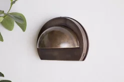 Outdoor Lights^Nkuku Datu Outdoor Wall Lamp - Antique Brass