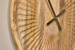 Decorative Home Accessories|Clocks^Nkuku Deevena Mango Wood Clock