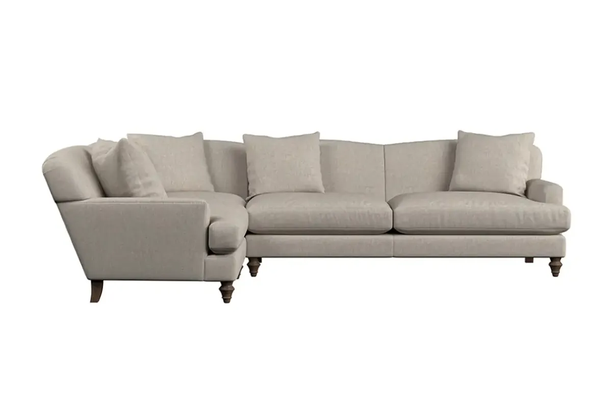 Corner Sofas|Sofa Collections^Nkuku Deni Grand Left Hand Corner Sofa Brera Linen Natural