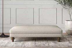 Made To Order Armchairs|Sofa Collections^Nkuku Deni Large Footstool Brera Linen Natural