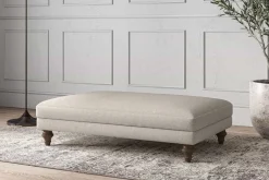 Made To Order Armchairs|Sofa Collections^Nkuku Deni Large Footstool Brera Linen Natural