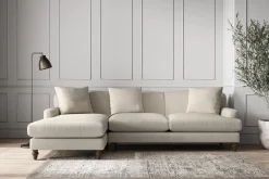 Sofa Collections^Nkuku Deni Large Left Hand Chaise Sofa Brera Linen Natural