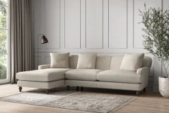 Sofa Collections^Nkuku Deni Large Left Hand Chaise Sofa Brera Linen Natural