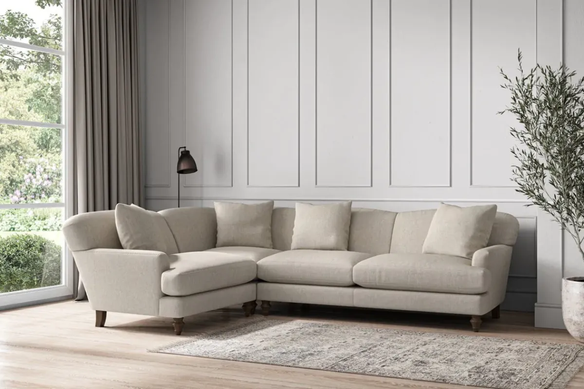 Corner Sofas|Sofa Collections^Nkuku Deni Large Left Hand Corner Sofa Brera Linen Natural