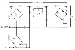 Corner Sofas|Sofa Collections^Nkuku Deni Large Left Hand Corner Sofa Brera Linen Natural