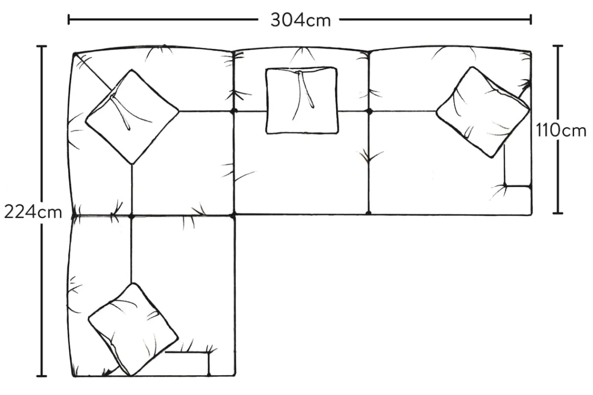 Corner Sofas|Sofa Collections^Nkuku Deni Large Left Hand Corner Sofa Brera Linen Natural