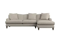 Sofa Collections^Nkuku Deni Large Right Hand Chaise Sofa Brera Linen Natural
