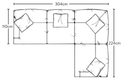 Corner Sofas|Sofa Collections^Nkuku Deni Large Right Hand Corner Sofa Brera Linen Natural