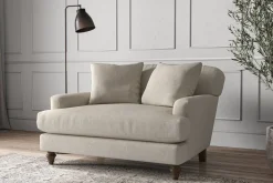 Made To Order Armchairs|Sofa Collections^Nkuku Deni Love Seat Brera Linen Natural
