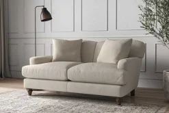 Sofa Collections^Nkuku Deni Small Sofa Brera Linen Natural