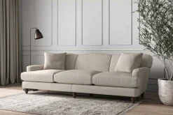 Sofa Collections^Nkuku Deni Super Grand Sofa Brera Linen Natural