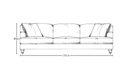 Sofa Collections^Nkuku Deni Super Grand Sofa Brera Linen Natural