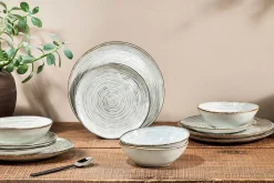 Breakfast Accessories|Bowls^Nkuku Dhanuk Ceramic Cereal Bowl - Cream