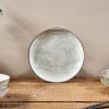 Plates^Nkuku Dhanuk Ceramic Side Plate - Cream
