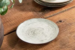 Plates^Nkuku Dhanuk Ceramic Side Plate - Cream
