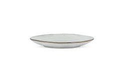 Plates^Nkuku Dhanuk Ceramic Side Plate - Cream