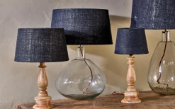 Lampshades|Table Lamps^Nkuku Dia Jute Lampshade - Ink
