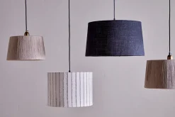 Lampshades|Table Lamps^Nkuku Dia Jute Lampshade - Ink