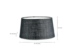 Lampshades|Table Lamps^Nkuku Dia Jute Lampshade - Ink
