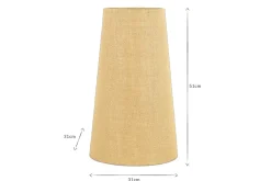 Lampshades^Nkuku Dia Jute Tall Lampshade - Natural