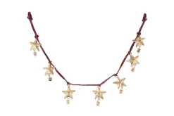 Wreaths & Garlands|New Christmas^Nkuku Didi Star Garland - Antique Brass