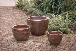 Garden Planters|Garden Décor^Nkuku Dunai Terracotta Planter - Brown