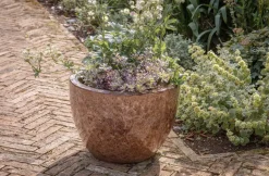 Garden Planters|Garden Décor^Nkuku Dunai Terracotta Planter - Brown