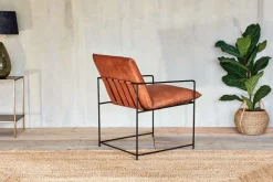 Living|Occasional Chairs^Nkuku Durium Leather Lounger - Aged Tan