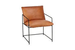 Living|Occasional Chairs^Nkuku Durium Leather Lounger - Aged Tan