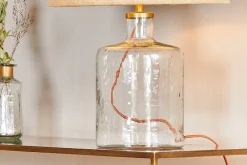 Bedside Lamps|Table Lamps^Nkuku Edina Recycled Glass Table Lamp - - Large Clear