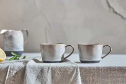 Mugs^Nkuku Edo Small Mug - Slate (Set of 2)