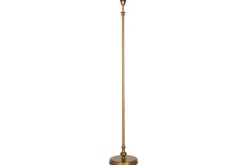 Floor Lamps^Nkuku Ehadi Antique Floor Lamp - Antique Brass