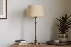 Desk Lamps|Table Lamps^Nkuku Ehadi Antique Table Lamp - Antique Brass