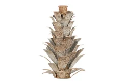 Christmas Table|New Christmas^Nkuku Elagalu Pine Cone Candle Holder - Zinc