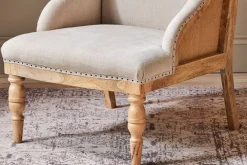 Bedroom|Living^Nkuku Elbu Deconstructed Linen Armchair - Stone