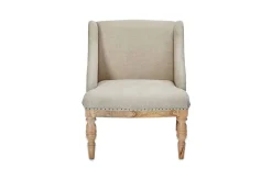 Bedroom|Living^Nkuku Elbu Deconstructed Linen Armchair - Stone