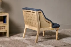 Bedroom|Living^Nkuku Elbu Deconstructed Linen Armchair - Charcoal