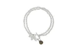 Jewellery & Jewellery Boxes|Jewellery^Nkuku Elina Labradorite Bracelet - Silver